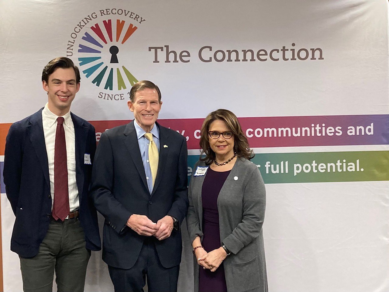 Blumenthal announced two federal grants totaling $243,000 for The Connection, a statewide nonprofit organization providing mental health services and substance use prevention and treatment for adults and youth. 